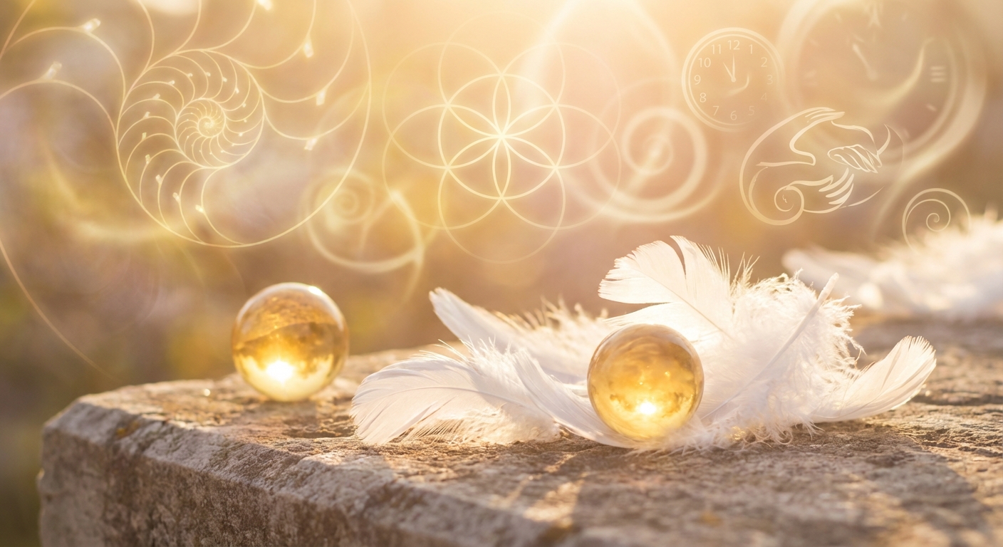 Image spirituelle pour L'Arcane 8 : Le Mystère de la Justice et l'Équilibre Cosmique