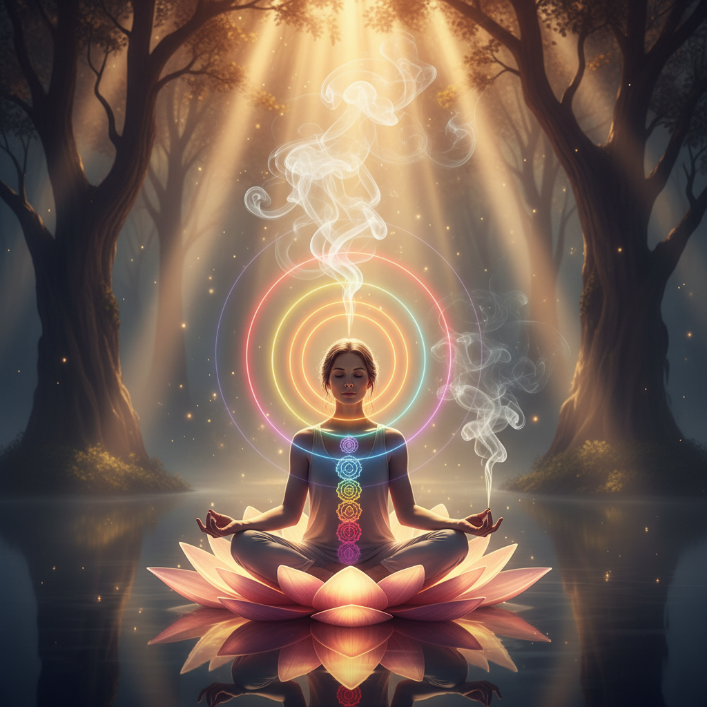 Image spirituelle pour Libérer son souffle par le rituel de la fumée sacrée