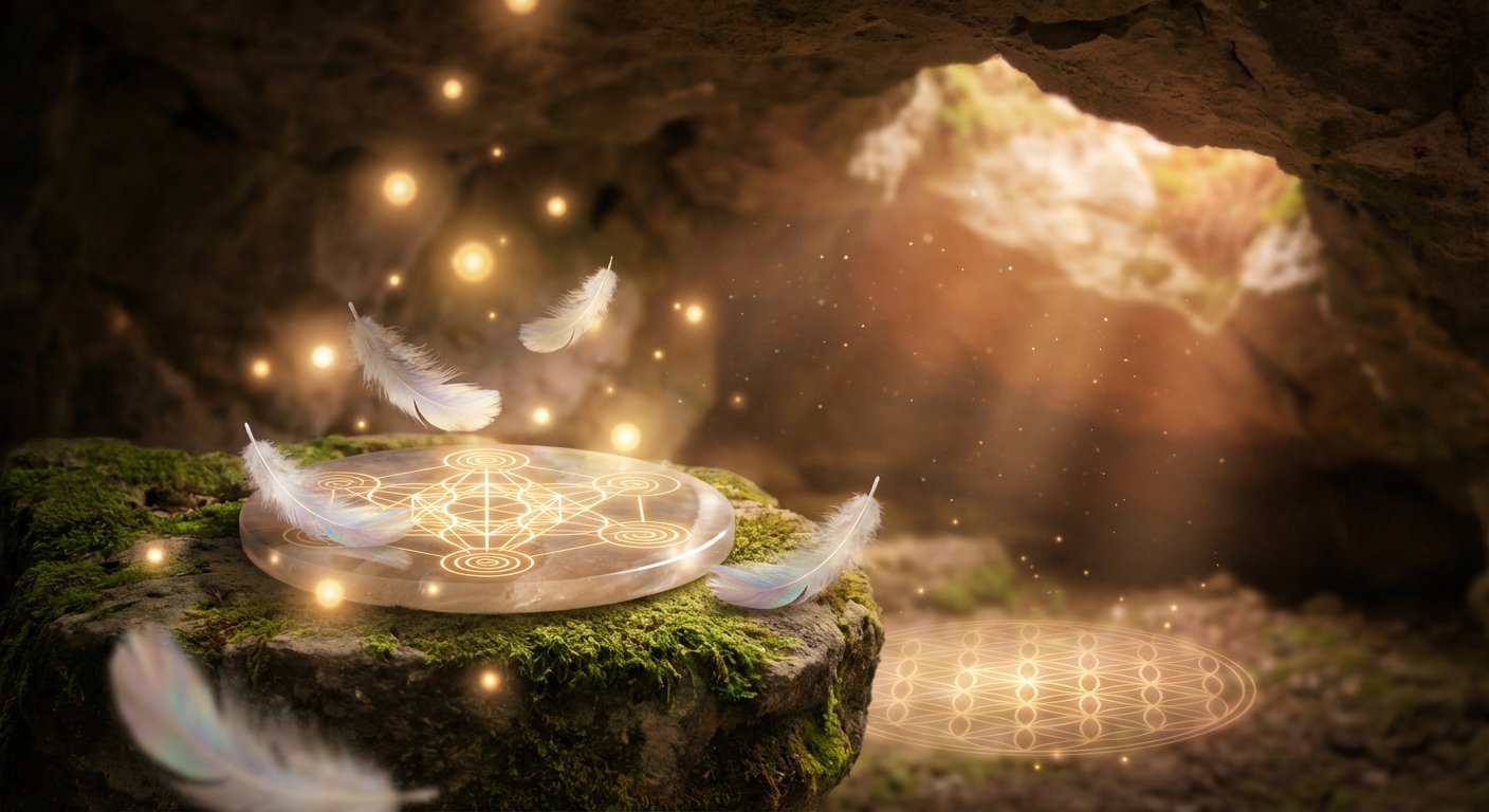 Image spirituelle pour L'Éveil par le Son Sacré : Mystères et Pouvoirs du Symbole Aum