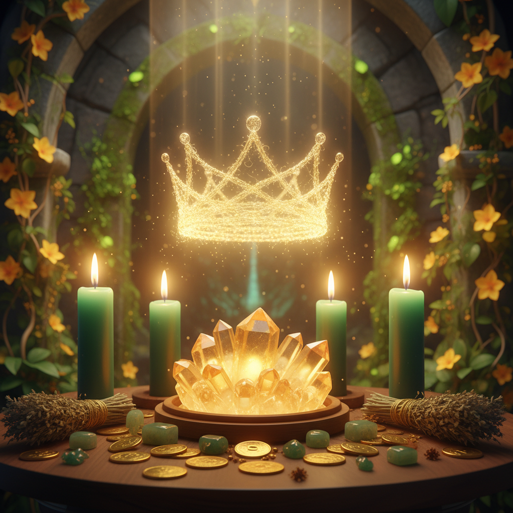 Image spirituelle pour Rituel de la couronne de succès pour l'ascension sociale