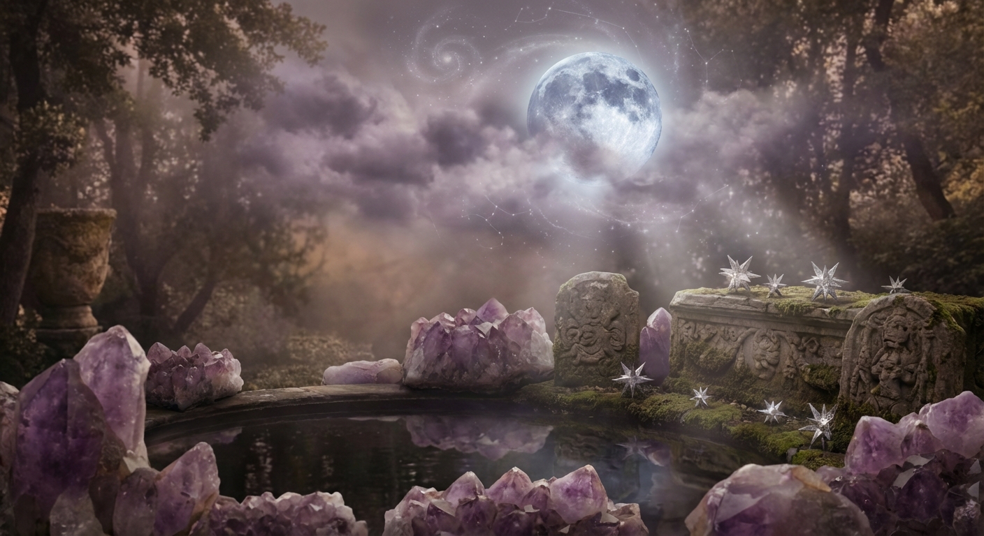 Image spirituelle pour Lune Noire : Comprendre Lilith et Son Impact Spirituel