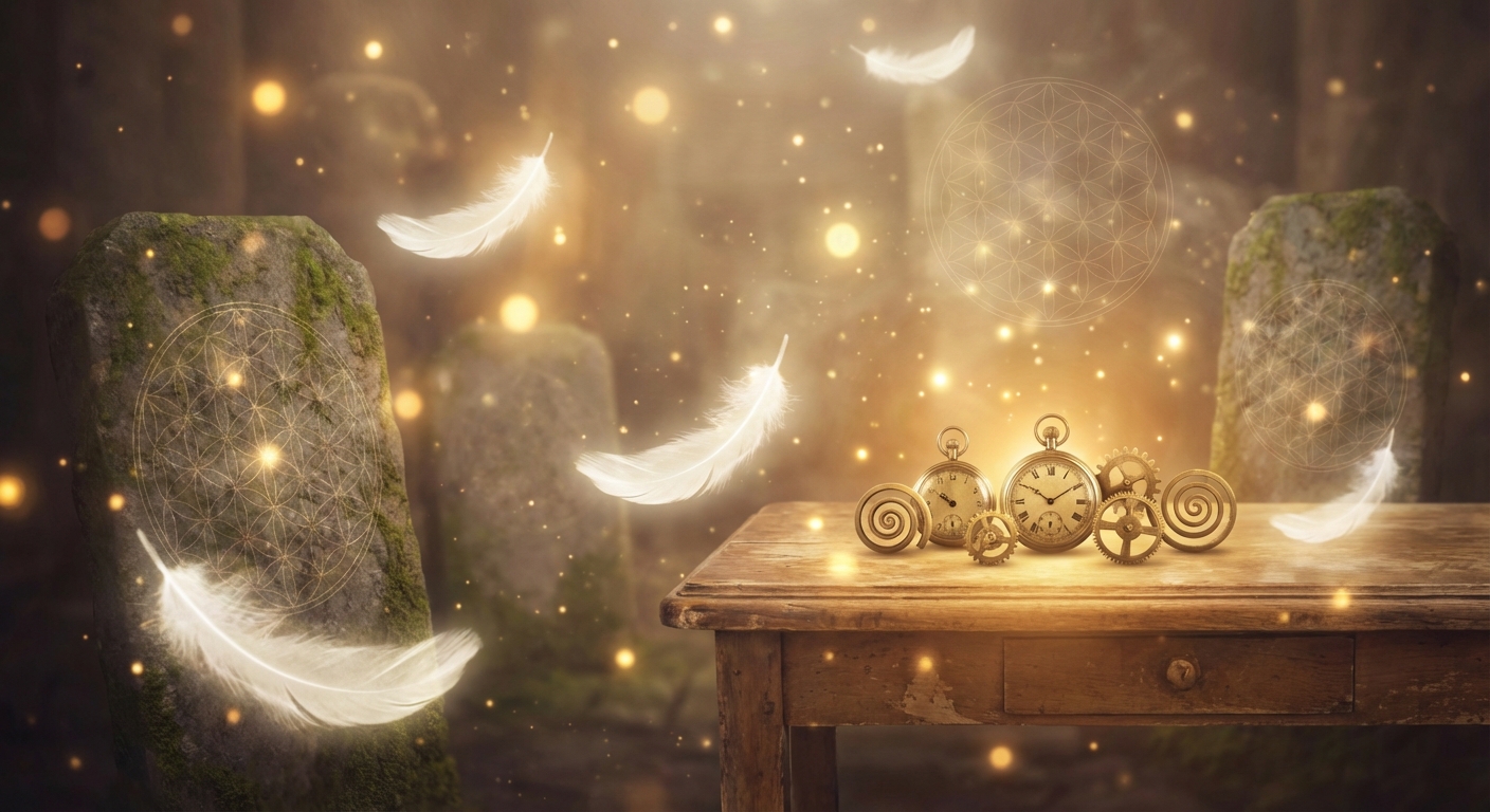 Image spirituelle pour Rêver de Mort : Décryptage Spirituel et Messages Cachés