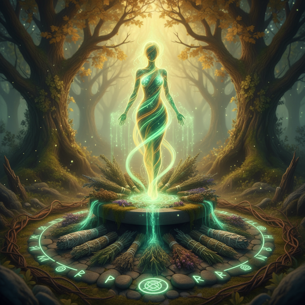 Image spirituelle pour Retrouver sa silhouette avec le rituel de la Cerrada