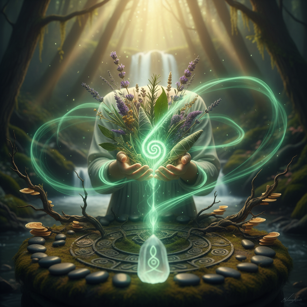 Image spirituelle pour Rituel ancestral pour harmoniser le corps et l'esprit