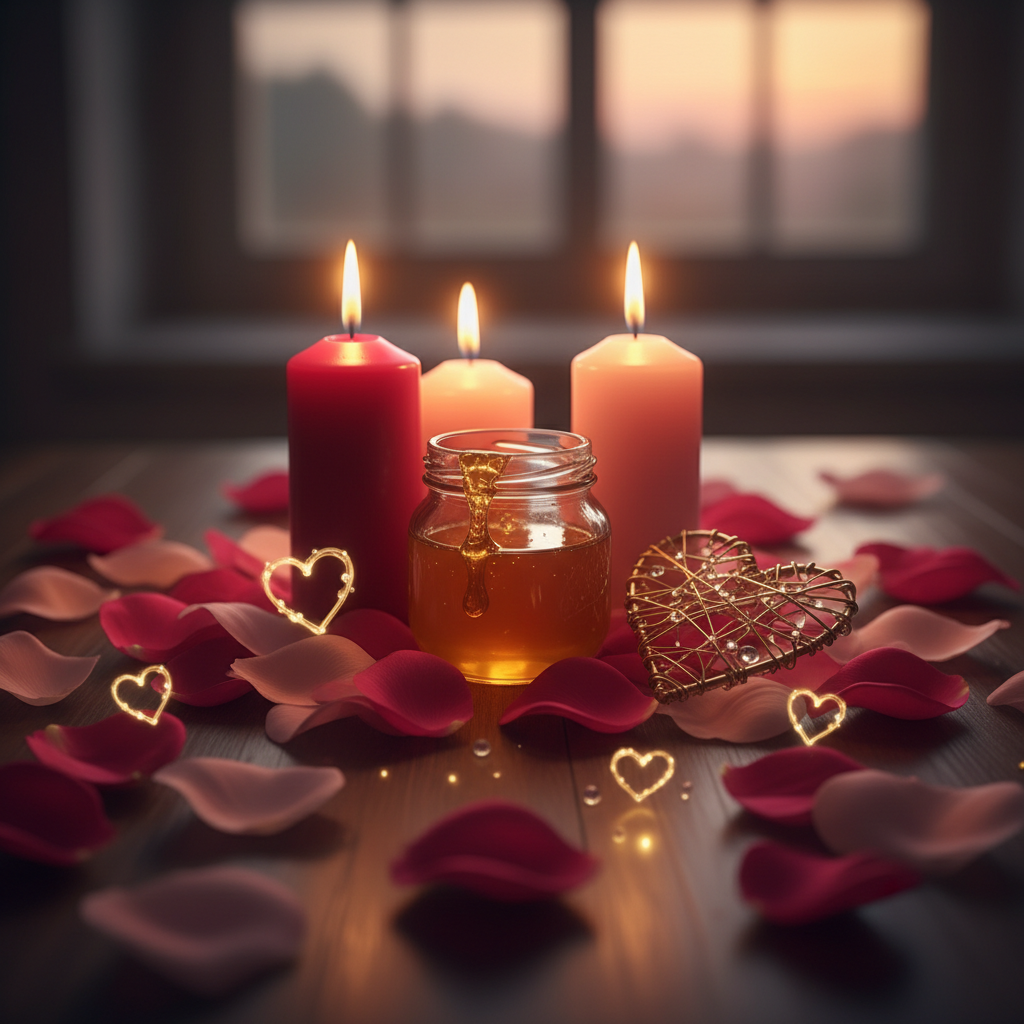Image spirituelle pour Apprivoiser le cœur de l'être aimé avec le miel