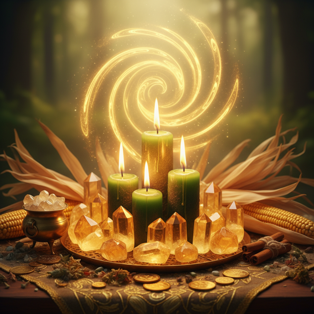 Image spirituelle pour Rituel pour augmenter ses revenus avec la magie hoodoo