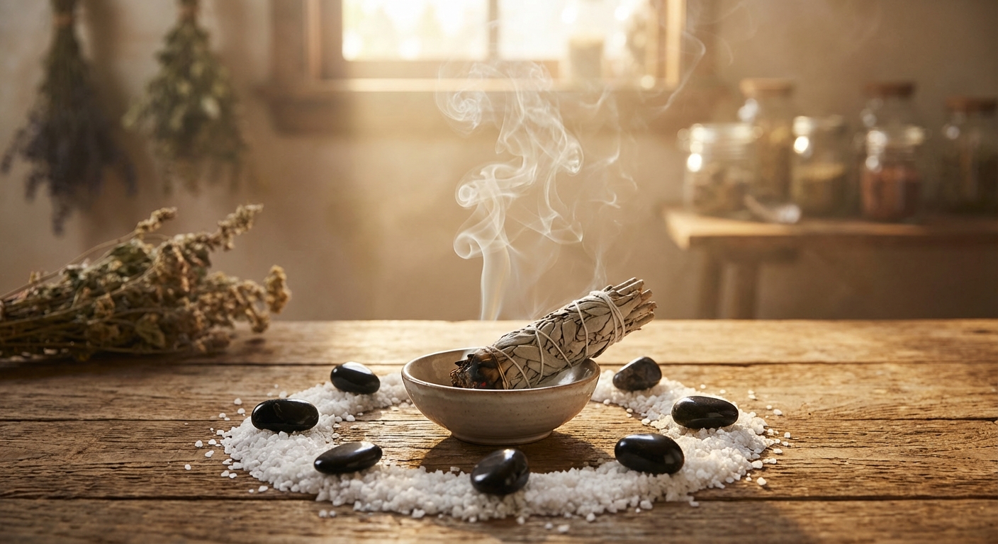 Image spirituelle pour Les Mystères de l'Oliban : Puissance de Purification et de Protection