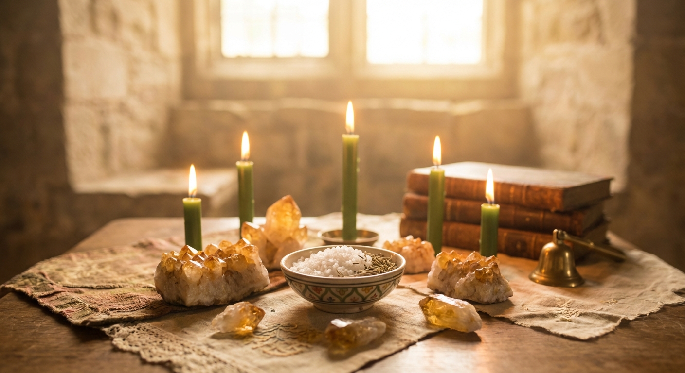 Image spirituelle pour Sel de Prosperite: Rituel Simple pour Attirer Argent et Succes