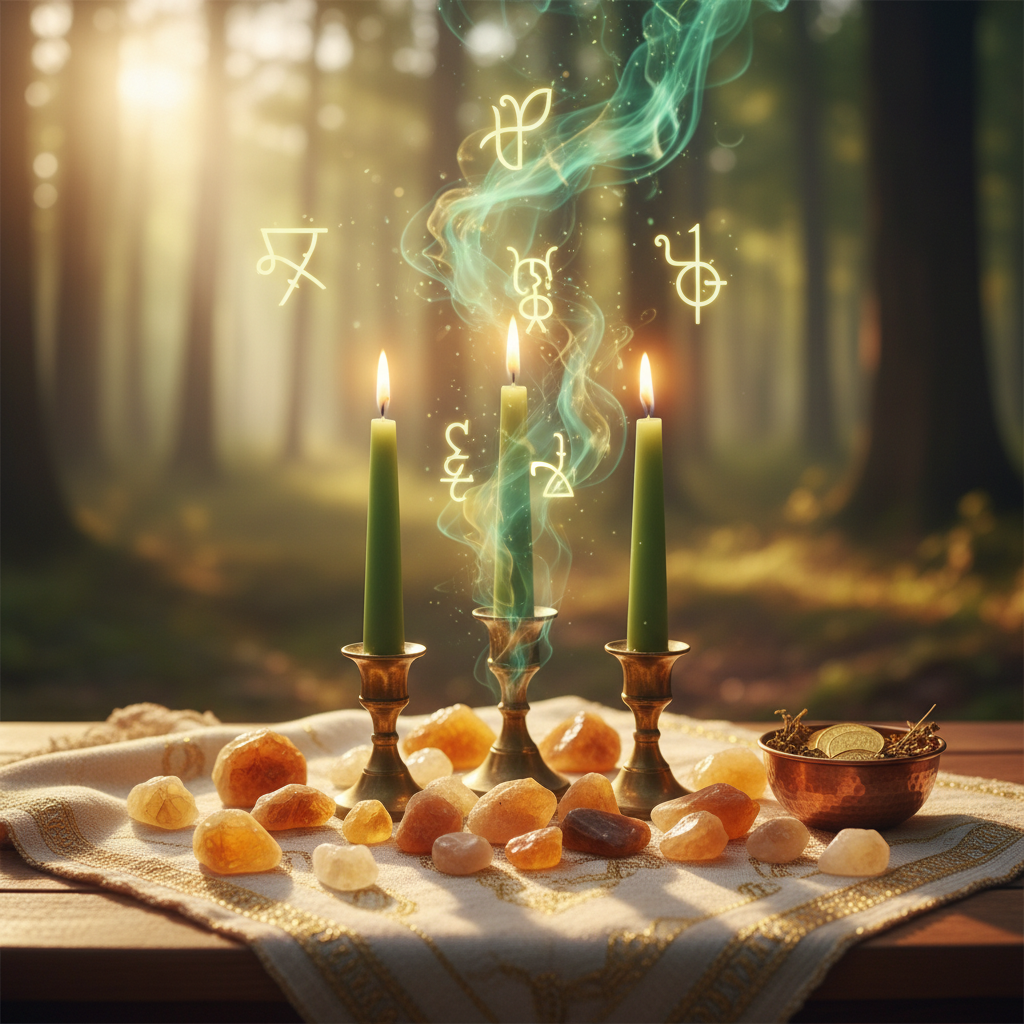 Image spirituelle pour Rituel ancestral pour obtenir l'effacement d'une dette