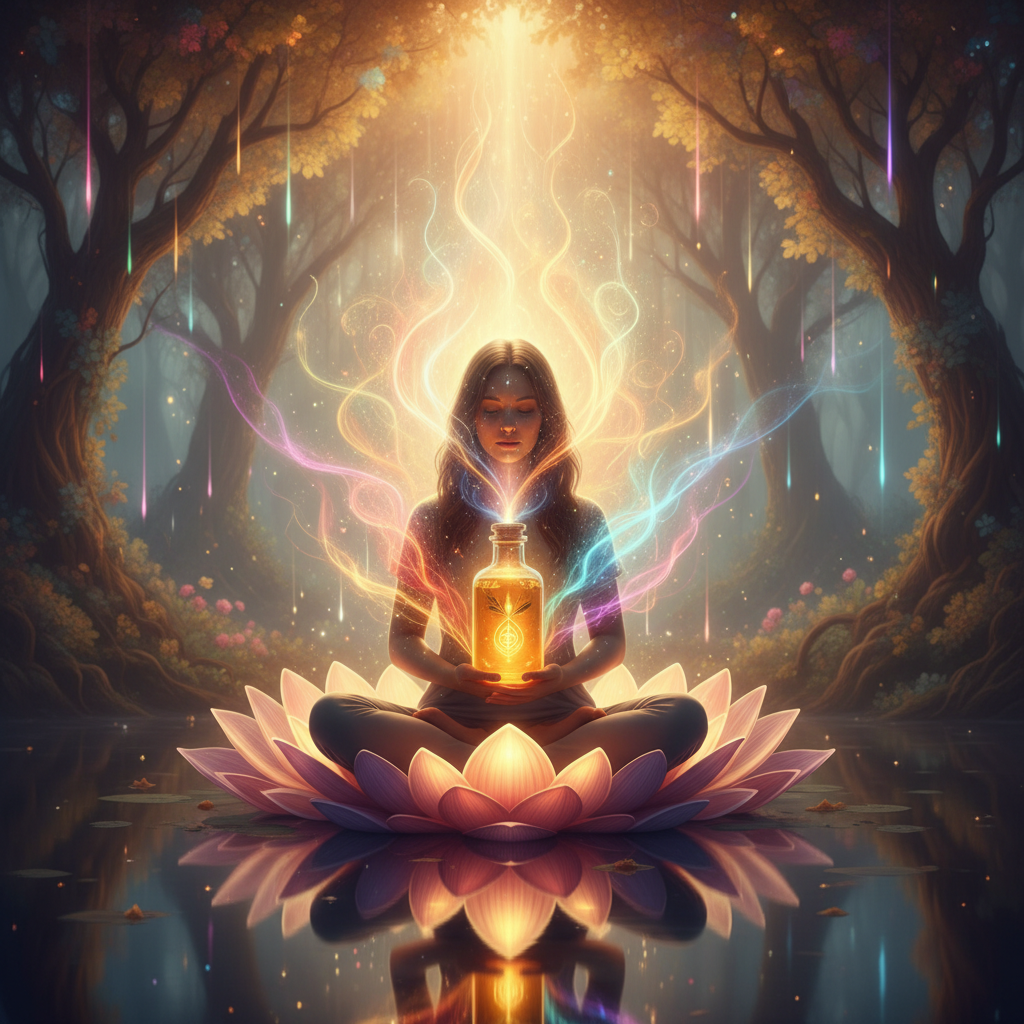 Image spirituelle pour Rituel de la bouteille de miel pour attirer les gens