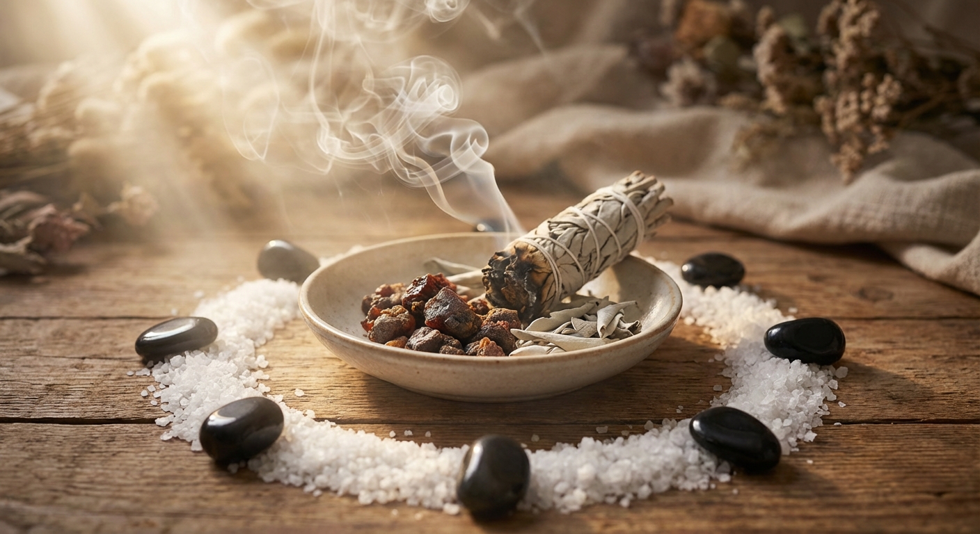 Image spirituelle pour Les Secrets de l'Encens Sang de Dragon pour votre Protection