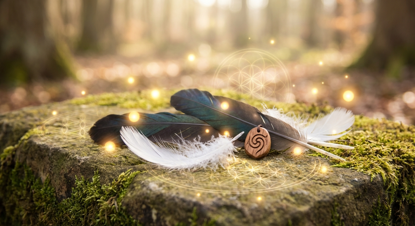 Image spirituelle pour Corbeau: Messager Spirituel, Transformation et Présages Décryptés