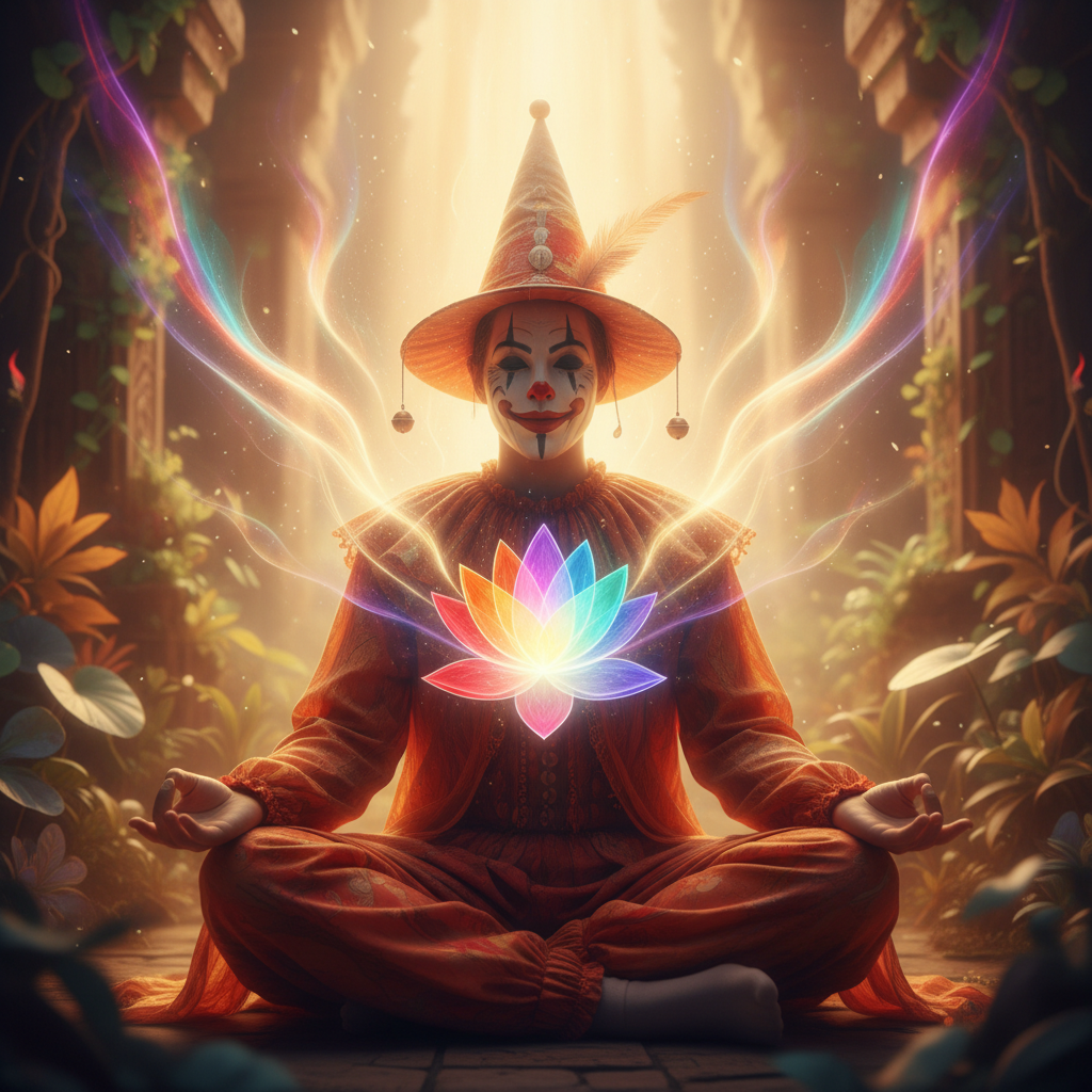 Image spirituelle pour Rituel du clown sacré pour éveiller l'esprit de joie