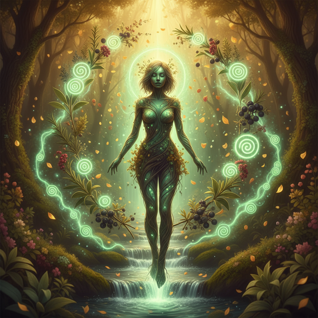 Image spirituelle pour Rituel ancestral pour affiner la silhouette naturellement