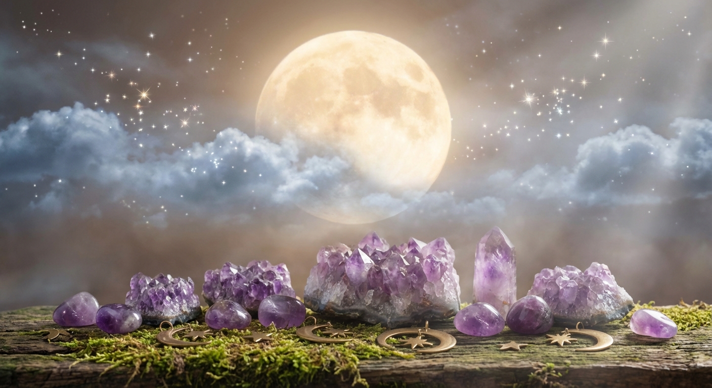 Image spirituelle pour Alignez Votre Energie avec les Phases Lunaires : Rituels Pratiques