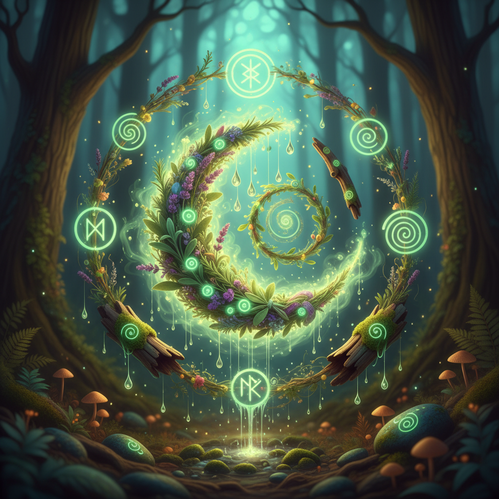 Image spirituelle pour Rituel de la lune décroissante pour alléger son corps