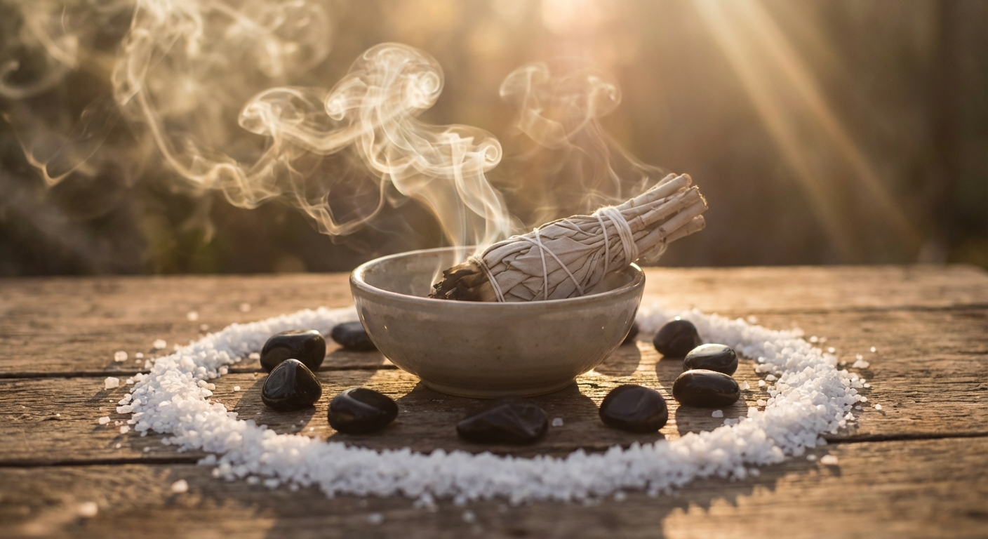 Image spirituelle pour Comment se Libérer du Mauvais Œil par des Rituels de Purification