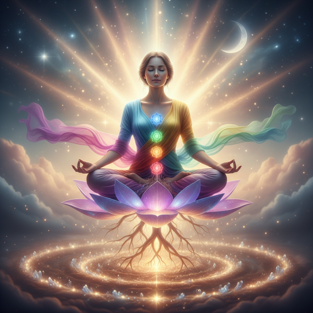 Image spirituelle pour Vaincre le stress par le rituel de l'ancrage sacré