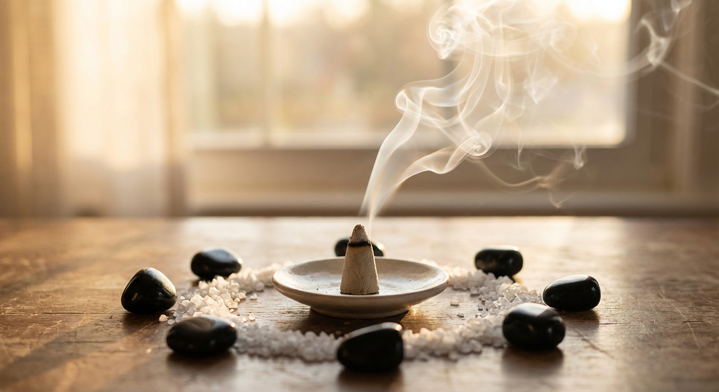 Image spirituelle pour Purifier son foyer et repousser le mauvais œil avec le cône encens