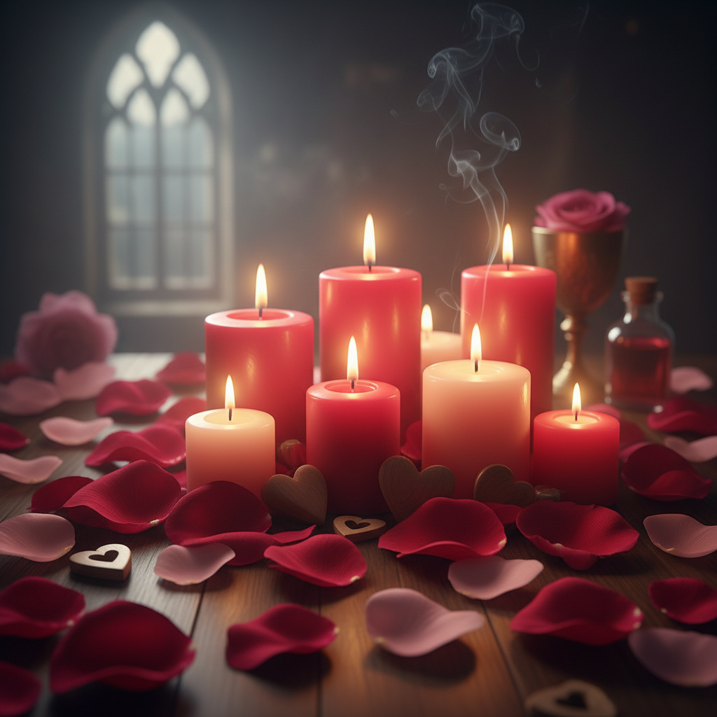 Image spirituelle pour Rituel pour guérir les plaies du cœur avec la rose