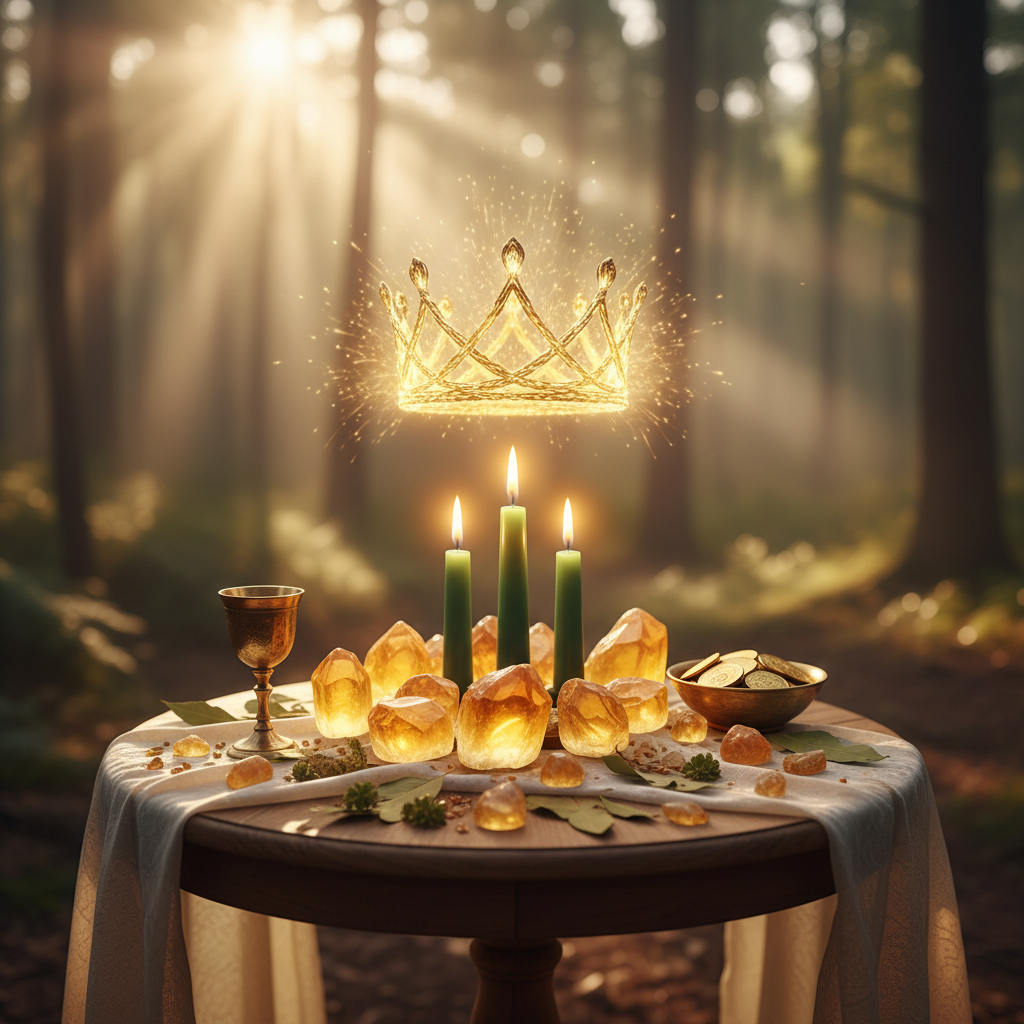 Image spirituelle pour Rituel de la couronne de succès pour une promotion