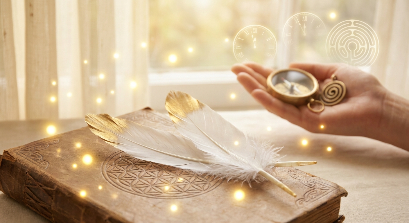 Image spirituelle pour Le Message Caché Derrière Votre Douleur à l'Épaule Droite