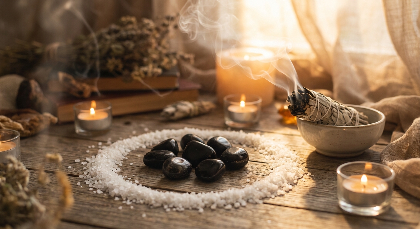 Image spirituelle pour Se Protéger du Mauvais Œil par la Doua et les Rituels de Lumière