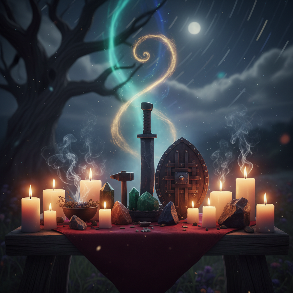 Image spirituelle pour Réussir ses exploits sportifs grâce au rituel d'Ogun