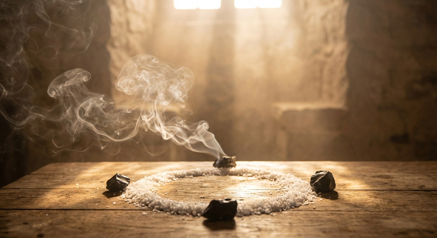 Image spirituelle pour Le Benjoin : Secret Ancestral de Purification et Protection