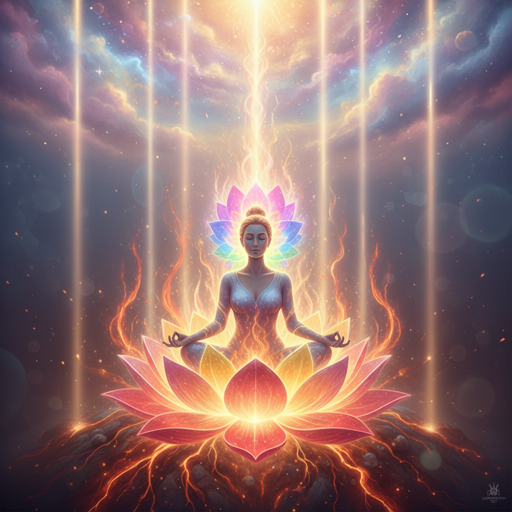 Image spirituelle pour Retrouver l'appétit par le feu sacré de la terre