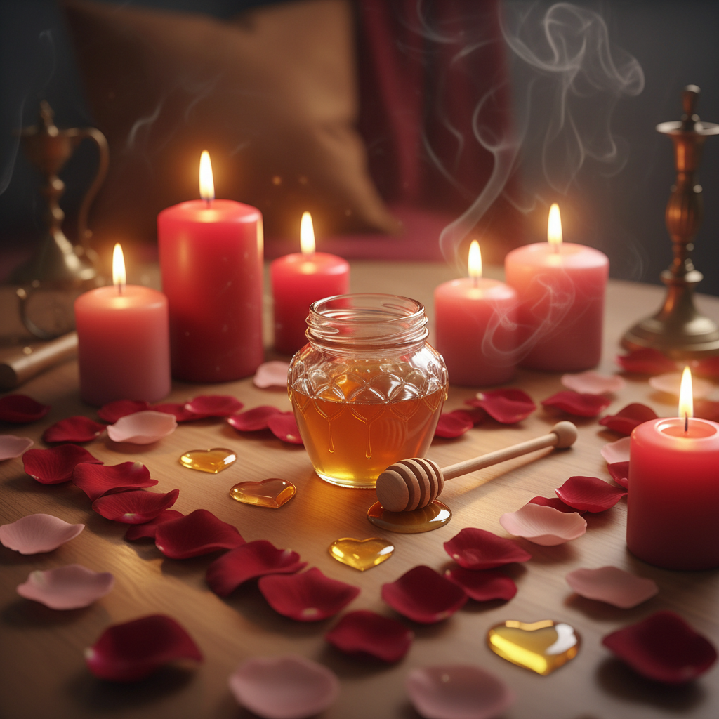 Image spirituelle pour Réussir son rendez-vous important avec le rituel du miel