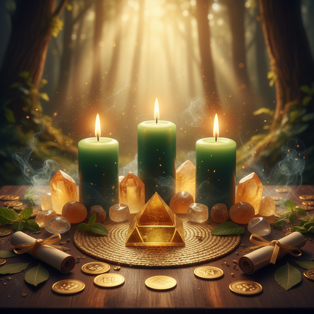 Image spirituelle pour Rituel de réussite professionnelle et de succès constant