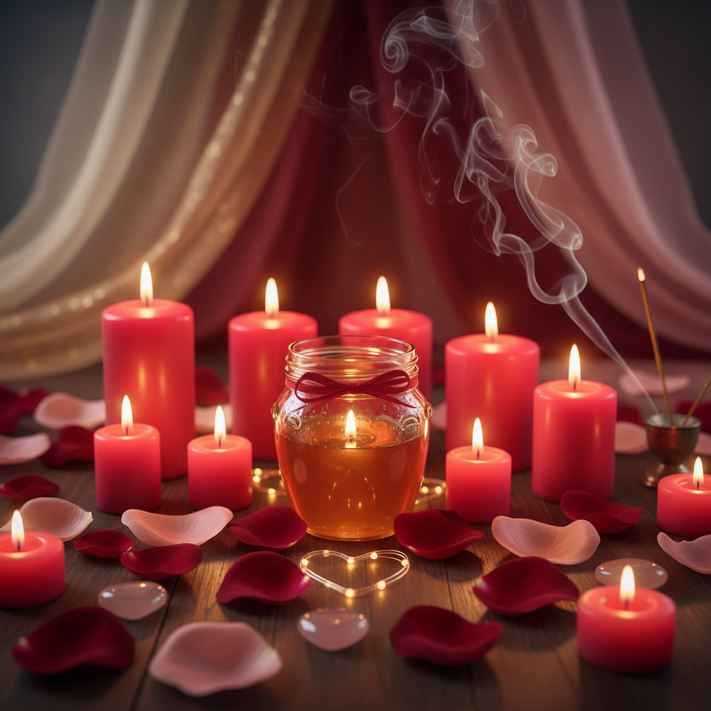 Image spirituelle pour Rituel de la jarre de miel pour s'attacher un amour