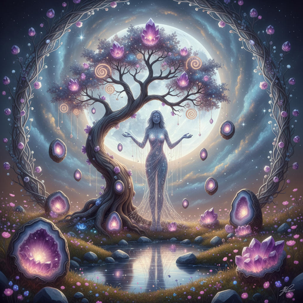 Image spirituelle pour Libérer les mémoires ancestrales avec Christine Hass