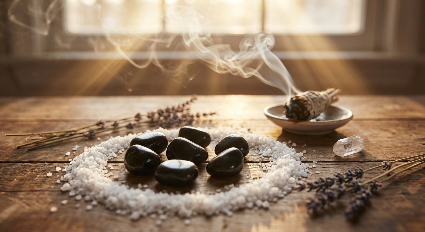 Image spirituelle pour Protéger son Énergie : Les Meilleures Pierres contre le Mauvais Œil