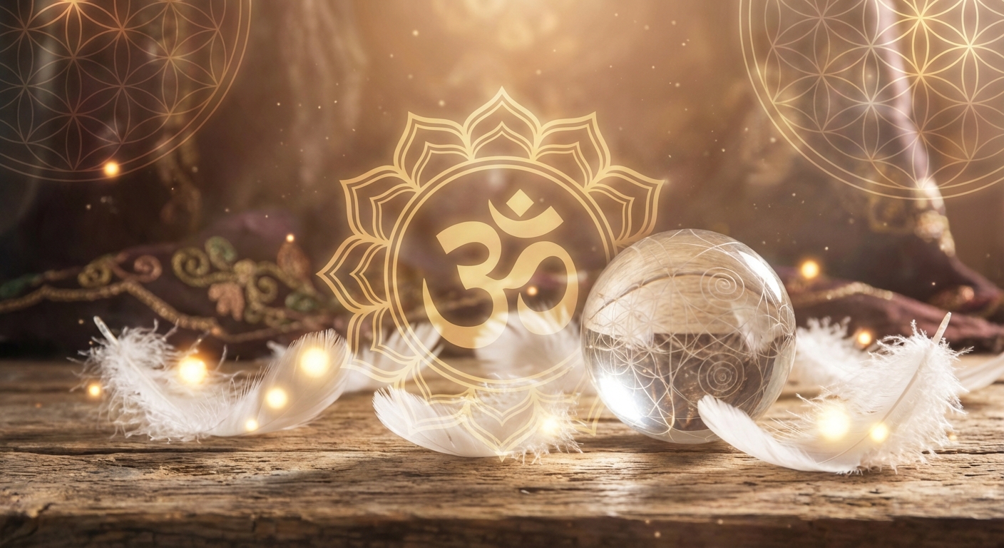 Image spirituelle pour Le Son Primordial : Mystères et Pouvoirs du Mantra Om Aum