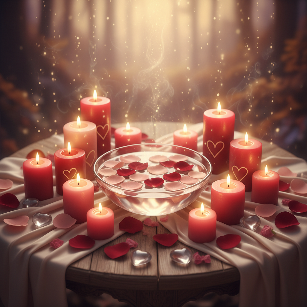 Image spirituelle pour Rituel de l'eau sacrée pour apaiser le chagrin d'amour